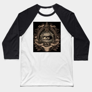 illuminati-inspired, eye Baseball T-Shirt